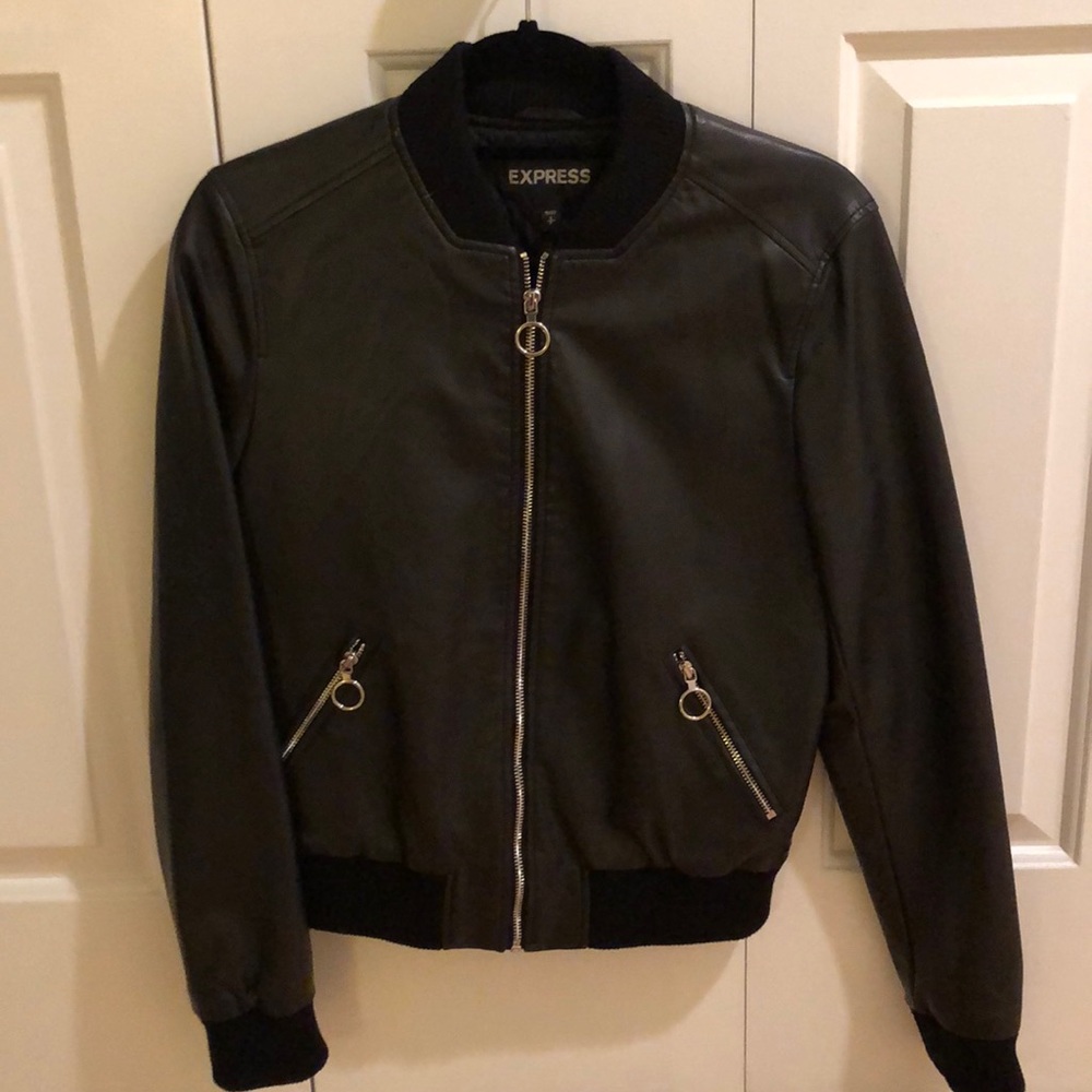 Express leather jacket